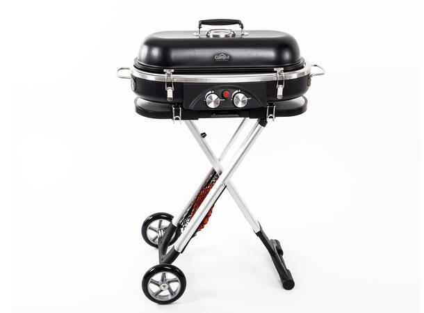 Trolley 2-brenne gassgrill med Med tennsikring 