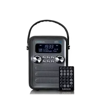 DAB Radio Lenco oppladbar m/bluetooth