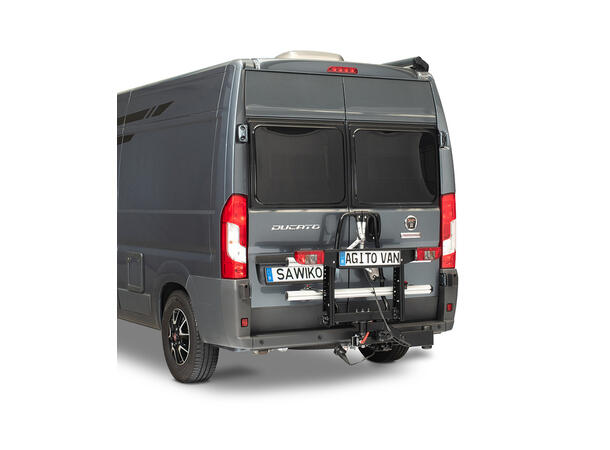 Pakke komplett Agito Van sykkelstativ Fiat Ducato 250/290 (fra 2007-modell) 