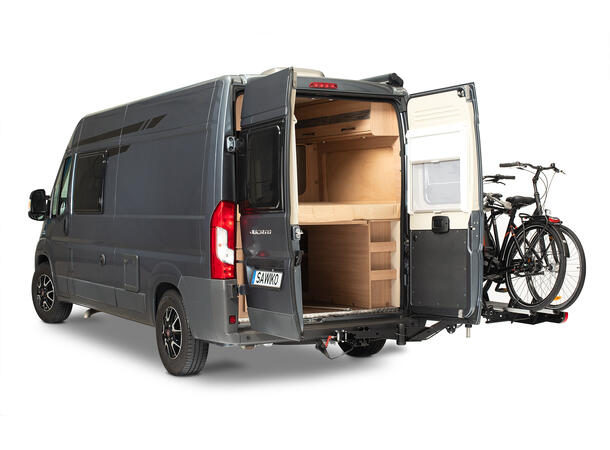 Pakke komplett Agito Van sykkelstativ Fiat Ducato 250/290 (fra 2007-modell) 