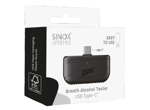 Sinox Alkometer til mobil USB-C (Mini alkoholtester) 