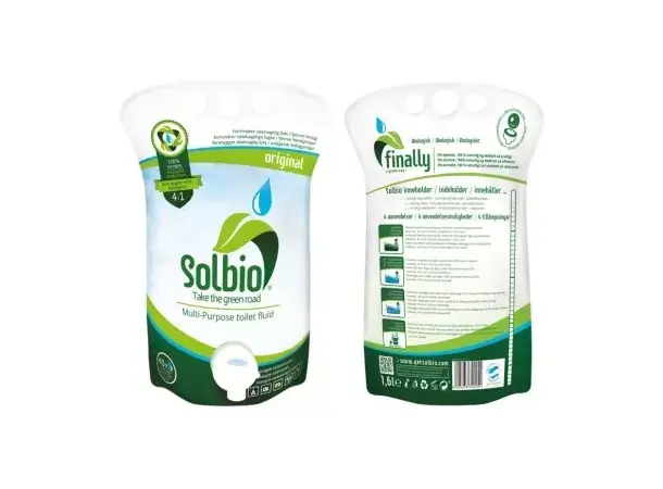 Solbio 100% organisk toalettvæske Ca 40 doser, 1,6 l 
