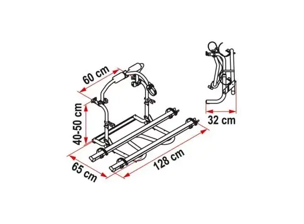 Fiamma bakstativ Carry-Bike CL For 2 sykler 