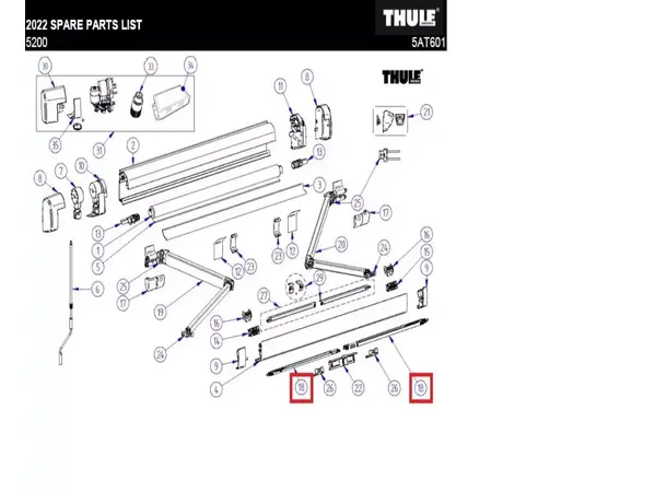 Support arm o5200 3,5-5 m 1500603081 