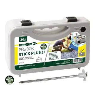 Brunner Peg Box Stick Plus/Glow 25cm 20 stk