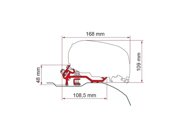 Feste F80 Kit svart Ducato/Jumper/Boxer >2006 