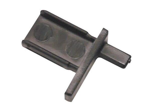 Left end piece with bolt (black) 