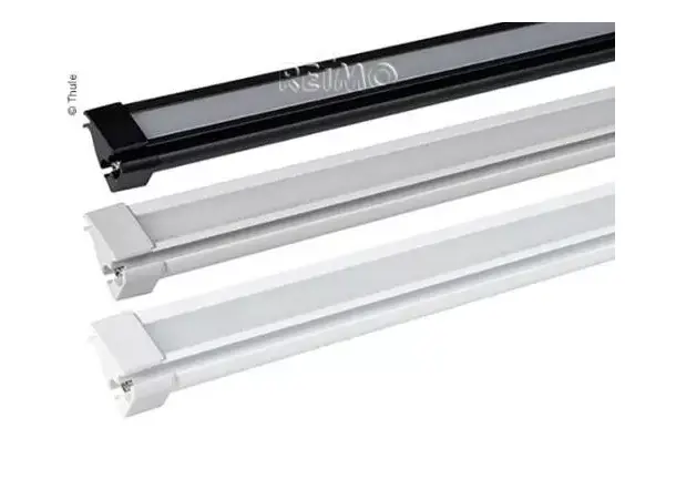 Telt og LED-monteringsskinne hvit | Caravan.no