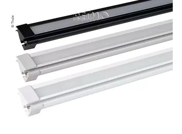 Telt og LED-monteringsskinne hvit | Caravan.no