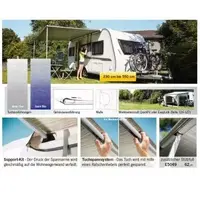 Thule posemarkise 1200 500 cm Mystic grey / Hvit
