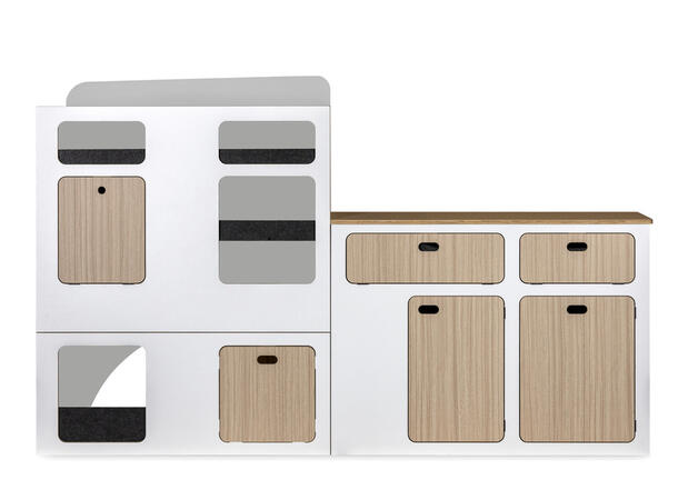 FLATPACK møbelpakke til VW T5/T6/T6.1 med kort akselavstand (ka 
