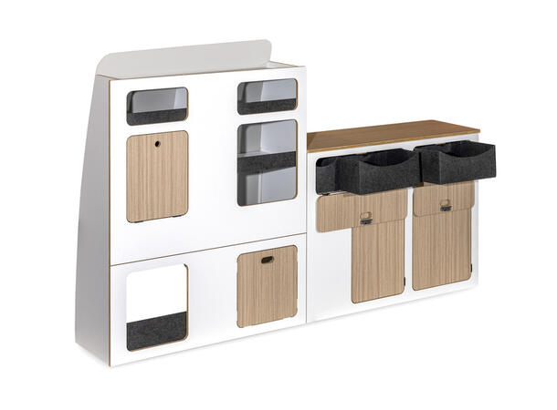 FLATPACK møbelpakke til VW T5/T6/T6.1 med kort akselavstand (ka 