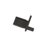 Right end piece with bolt (black) 