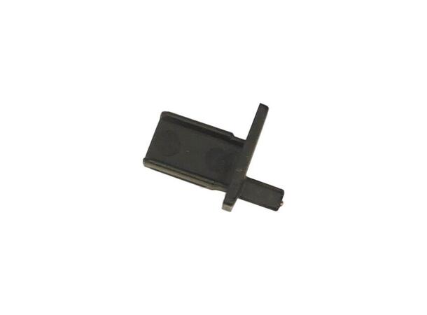 Right end piece with bolt (black) 