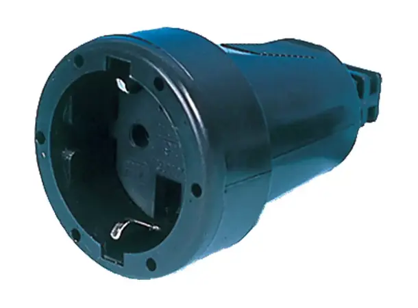 Stikkontakt 220V hunn schuko gummi 