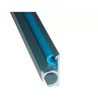 Teltskinne alu 5 m, skruekanal 5-8 mm Kuttes i lengder til postpakke!
