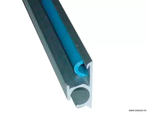 Teltskinne alu 5 m, skruekanal 5-8 mm Kuttes i lengder til postpakke! 
