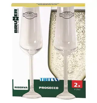 Proseccoglass 25 cl 2 stk