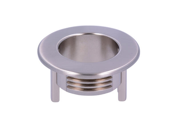 Push-Lock sett rund matt svart 