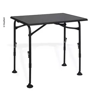 Campingbord Aircolite 80 blackline L80x B60 x H58-76 cm