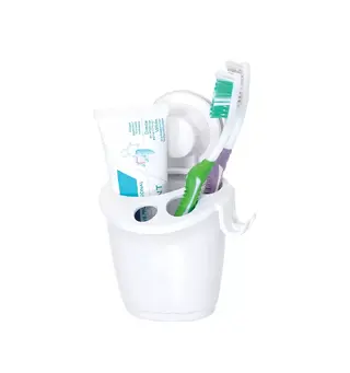 Tannbørsteholder m/sugekopp