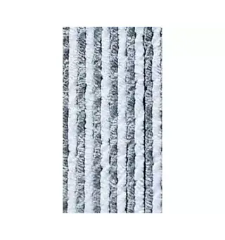 Arisol dørforheng 100x200 grå/hvit