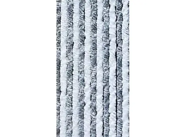 Arisol dørforheng 100x200 grå/hvit | Caravan.no