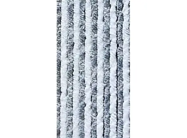 Arisol dørforheng 56x205 cm grå/hvit | Caravan.no