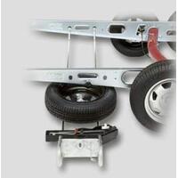 AL-KO reservehjulholder EH1, type C For rammeavstand 1450-1850 mm.