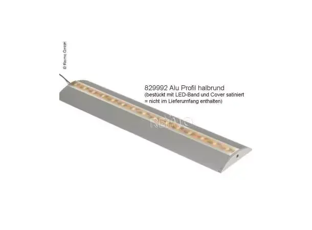 Aluminiumprofil for LED-list 1,5 m 