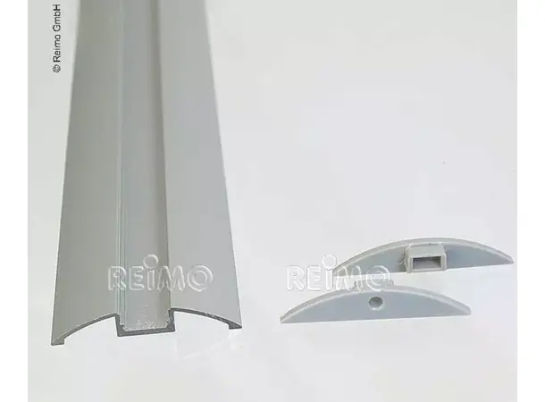 Aluminiumprofil for LED-list 1,5 m 