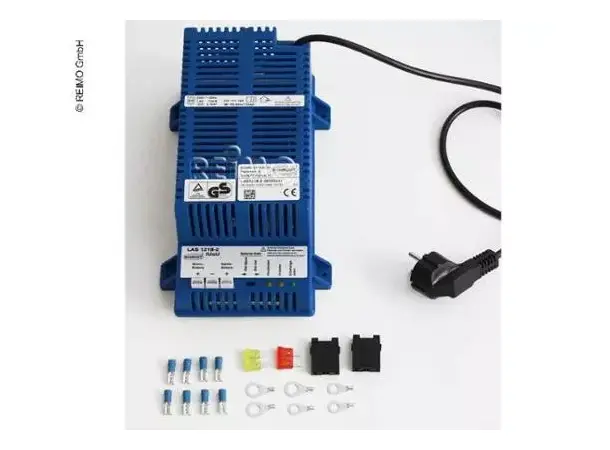 Batterilader LAS 1218-2-bus støtsikker | Caravan.no
