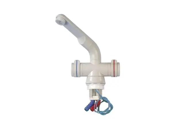 Blandebatteri Compact lys grå | Caravan.no