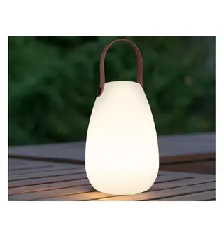 Bordlampe led/oppladbar hvit