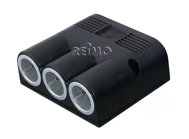 3-veis stikkontakt 12-24V | Caravan.no