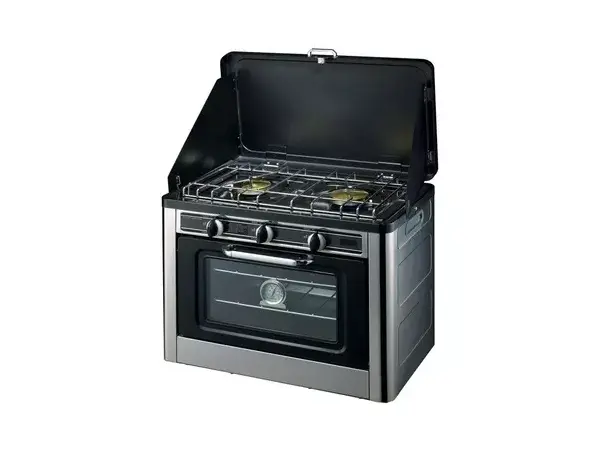 Camp4 camping gasskomfyr + stekeovn | Caravan.no