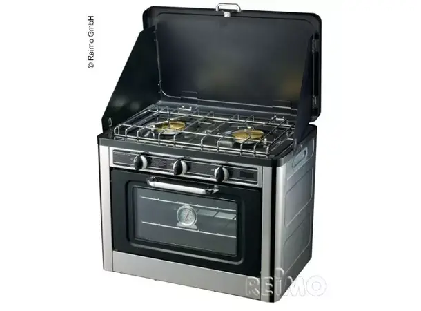 Camp4 camping gasskomfyr + stekeovn | Caravan.no