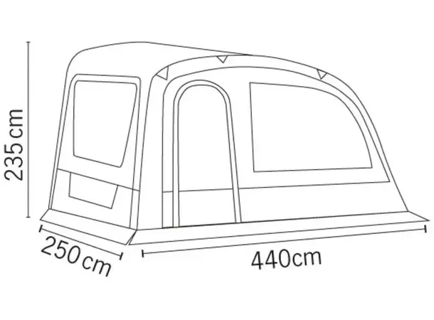 Luft-markise ADRIA ACTION 391 | Caravan.no
