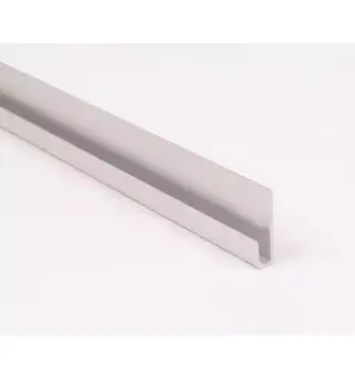 Aluminium endeprofil 254 cm