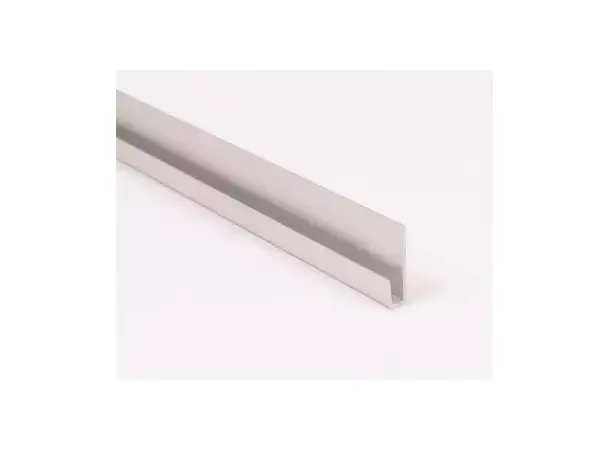 Aluminium endeprofil 254 cm 