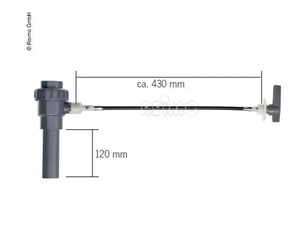 Avløpsystem 1 1/4" med rør og buer | Caravan.no