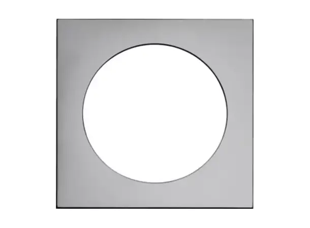 Berker Integro pure stikkontaktramme – Krom | Caravan.no