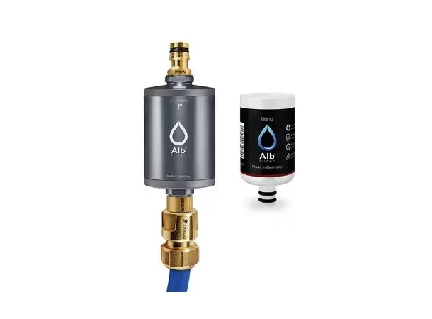 Alb Mobil Nano vannfilter titanium grå | Caravan.no