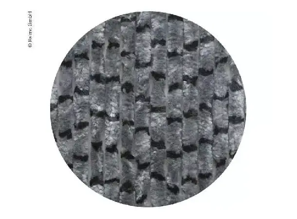 Arisol dørforheng 56x185 cm grå/svart | Caravan.no