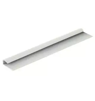 Avslutningsprofil 220 cm, lys grå