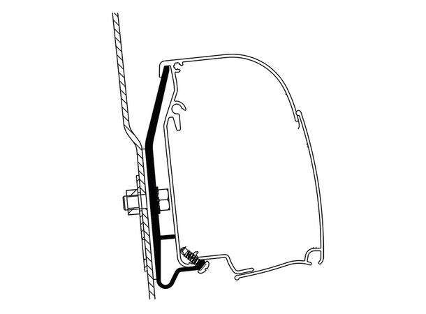 Thule adapter for Westfalia Nugget Med høyt tak 