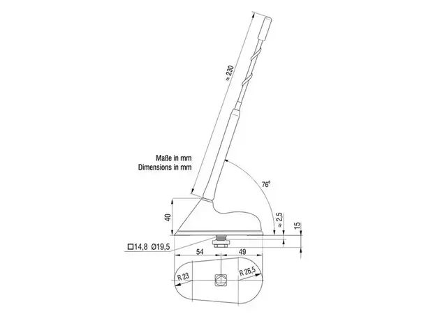 12V takantenne for biler med metalltak | Caravan.no