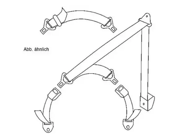 3-punkts Automatik spesialbelte – Horisontalt | Caravan.no