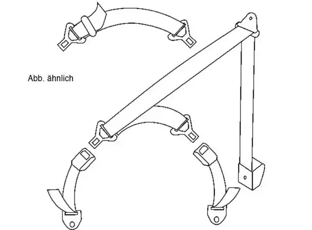3-punkts Automatik spesialbelte – Horisontalt | Caravan.no