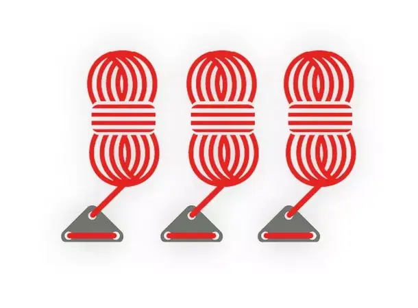 Barduner Bent rød – 3-pakning | Caravan.no